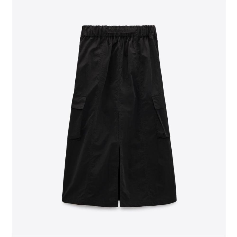 ZARA NWT NYLON CARGO SKIRT 🍒 - Picture 7 of 9
